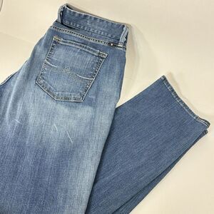 Lucky Brand Women's 14x32R Sweet Jean‎ Boot Blue Denim Distressed Jeans Skinny